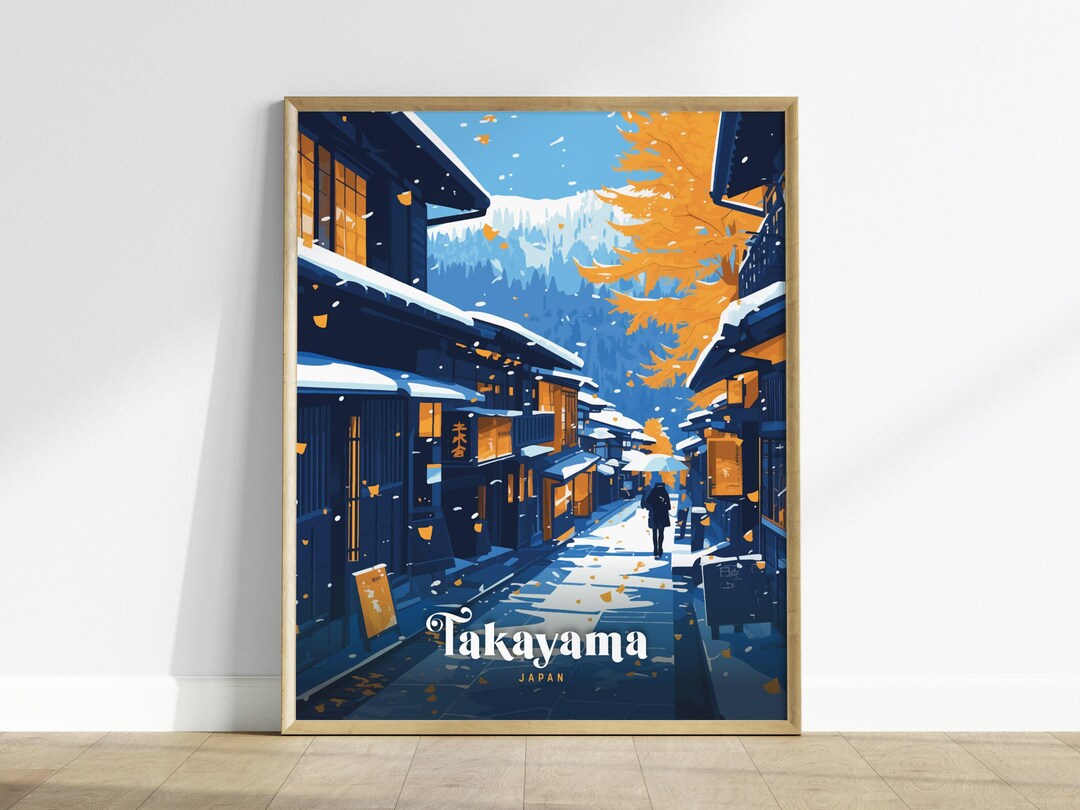 『飛騨の高山 』旅人宿　ポスター 大判　昭和レトロ　看板 il_1080xN.7439623820_7n1j.jpg