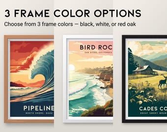 Trestles Surf Spot Framed Poster: San Clemente, California - Etsy