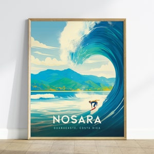 Nosara Küste Charm Serene Hafen in Costa Rica - Nosara Costa Rica Reise Poster, Nosara Costa Rica Reise Poster, Costa Rica Dekor