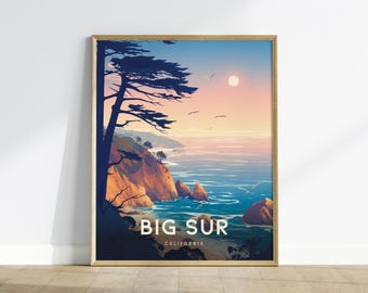 NUDE PUBLIC BIG SUR CALIF 60S ヴィンテージポスター NUDE PUBLIC BIG