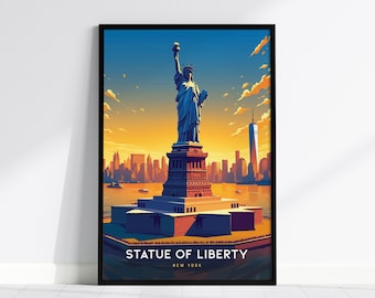 Statue of Liberty Centennial - Melanie Taylor Kent - Mint Framed