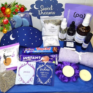 Caixa de presente luxuosa para alívio da ansiedade e sono, presente para o dia das mães, presente para melhoras, conjunto de presente para recuperação pensando em você, bons sonhos