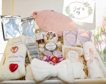 Luxury Spa Gift, Pamper Gift Box, Present For Her, Mothers Day, Birthday Hamper, Anniversary, Ladies Gift Box, Bride Gift, Get Well Soon