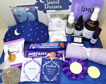 Luxury Sleep Anxiety Relief Sleep Pamper Gift Box - Get Well Soon Gift - Recovery Thinking Of You Gift Set - Sweet Dreams - Gift for Her him