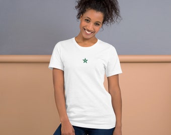 Moroccan Green Star Unisex T-Shirt