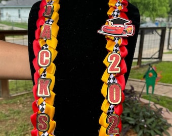 Lightning McQueen Customized Lei w Name