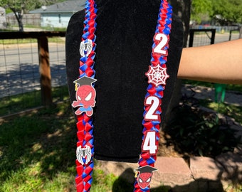 Spiderman Graduation Lei Class of 2024