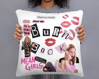 MEAN GIRLS Burn Book Pillow – Broadway Merchandise Shop by Creative Goods