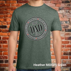 Best Dad Ever Shirt, Cool Dad Shirt, Favorite Dad Shirt, Fathers Day Shirt, Dad Appreciation Shirt, Gift for Dads, Fun Dad Gift, Softstyle T