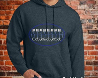 Mustang Coyote Firing Order Hoodie, Ford Enthusiast Gift