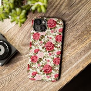 Red roses cute phone case, IPhone,16 Pro, 16 Pro Max,15, 15 Pro, 15 Plus, 15 Pro Max, 14, 14 Pro, 14 Plus, 14 Promax