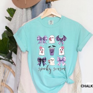 Spooky Season Shirt, Halloween Ghost T Shirt, Fall Pumpkin T-shirt, Cute Ghost Shirt, Cute Fall Shirt, Halloween Women Tee, Comfort Colors®