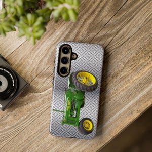 John Deere Phone Case, Samsung Phone S20 Through S26, Antique Tractor Phone Case,