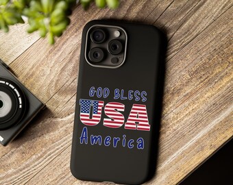 Custodia per iPhone con bandiera USA, custodia per iPhone dall'8 al 17, cover patriottica USA, custodia per il 4 luglio e l'orgoglio dei veterani, regalo per il 4 luglio, USA