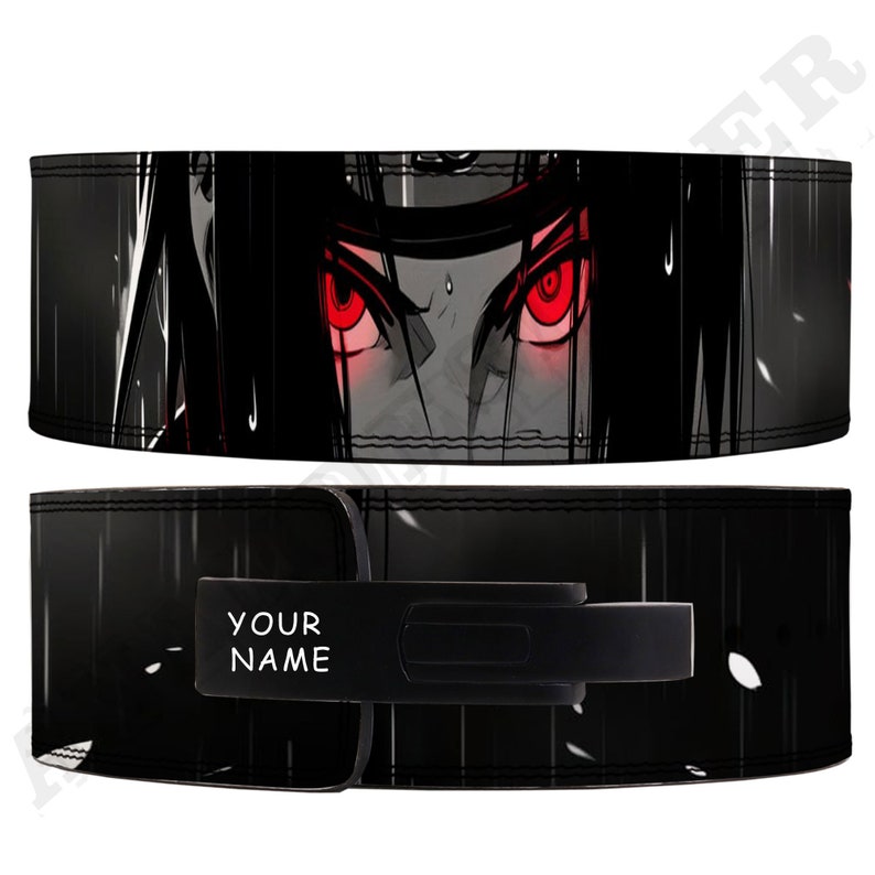 Itachi Anime Lever Belt Powerlifting Belt Itachi Lever Lifting Belt