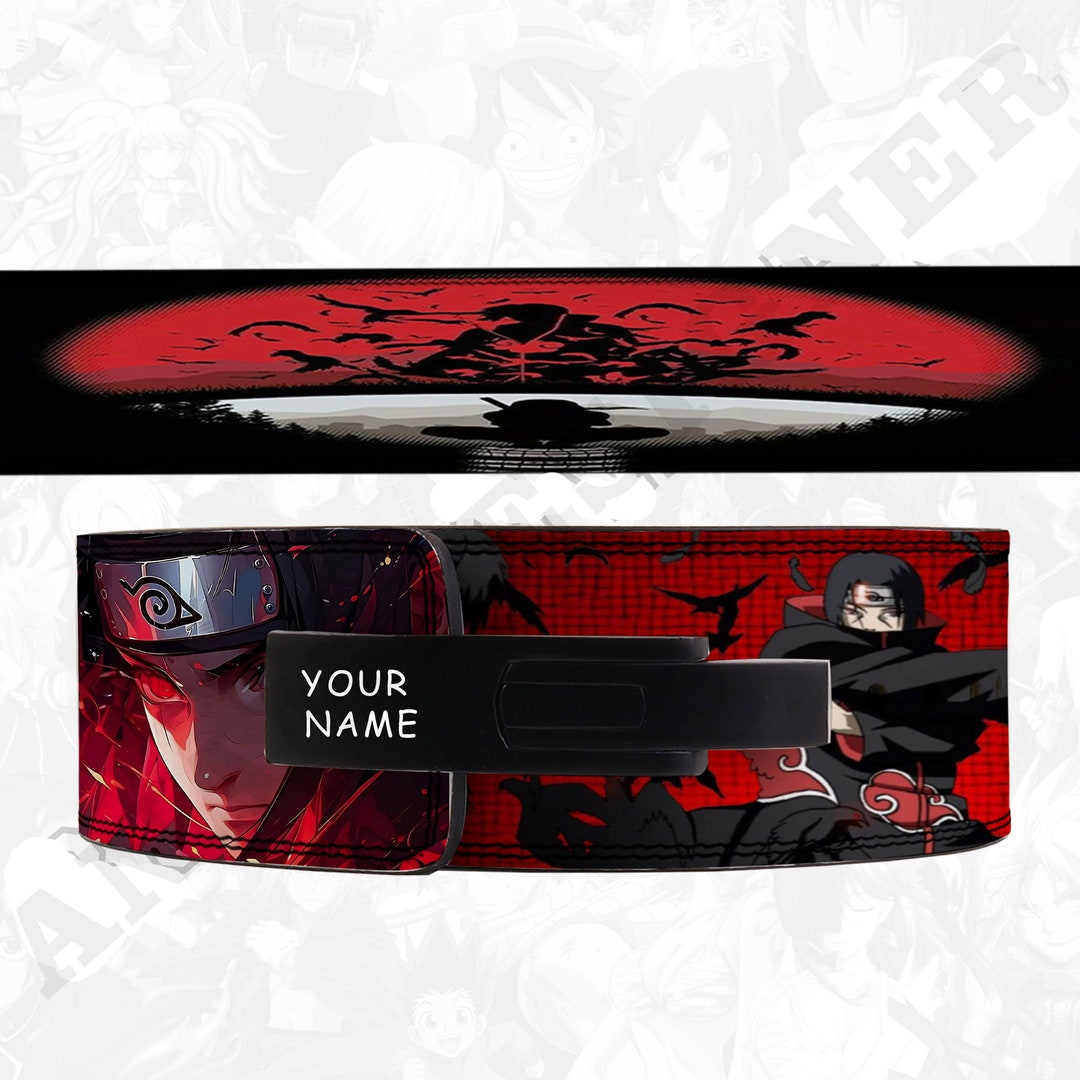 Itachi Anime Weightlifting Belt Itachi Lever Lifting Belt Naruto
