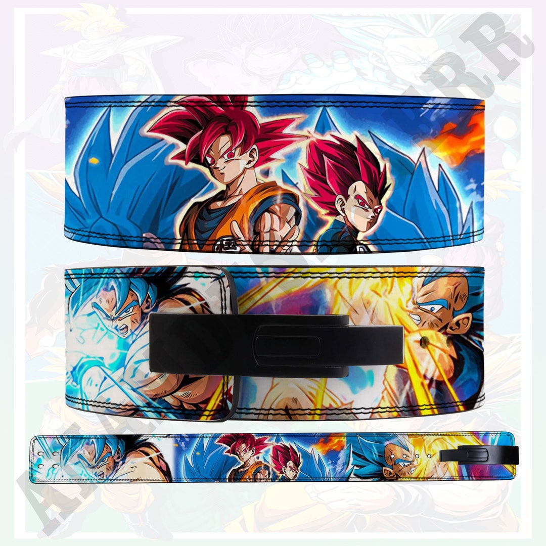 Goku VS Vegeta Anime Lever Belt Powerlifting Belt DBZ Lever Lifting