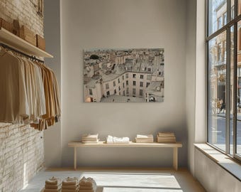 Paris Rooftops Photography Print: Gallery Quality Parisian Decor (Unframed)