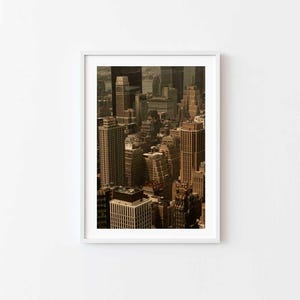 NYC Midtown Photography Print: Concrete Jungle Art, Unframed