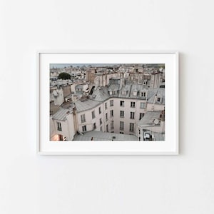 Paris Photography Print, Unframed | Paris photography Poster | Fine Art for Home Decor | Parisian rooftop | Paris Chambre de Bonne