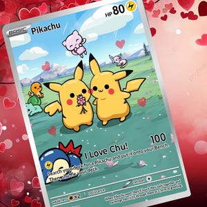 Pikachu gx V vstar ex pokemon custom card holographic