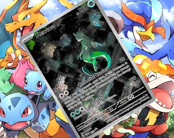 Mewtwo V ex gx vstar custom card holographic