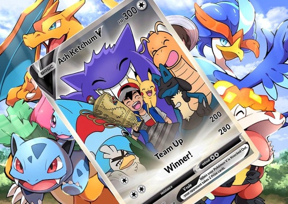 ゲンガー サトシ ケッチャム ドラゴン ルカリオ ピカチュウ GX VSSTAR