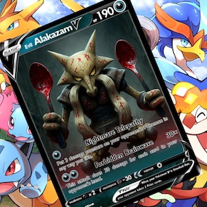 alakazam gx pokemon card Amazon.com: Pokemon Alakazam V - Jumbo Card - SWSH083