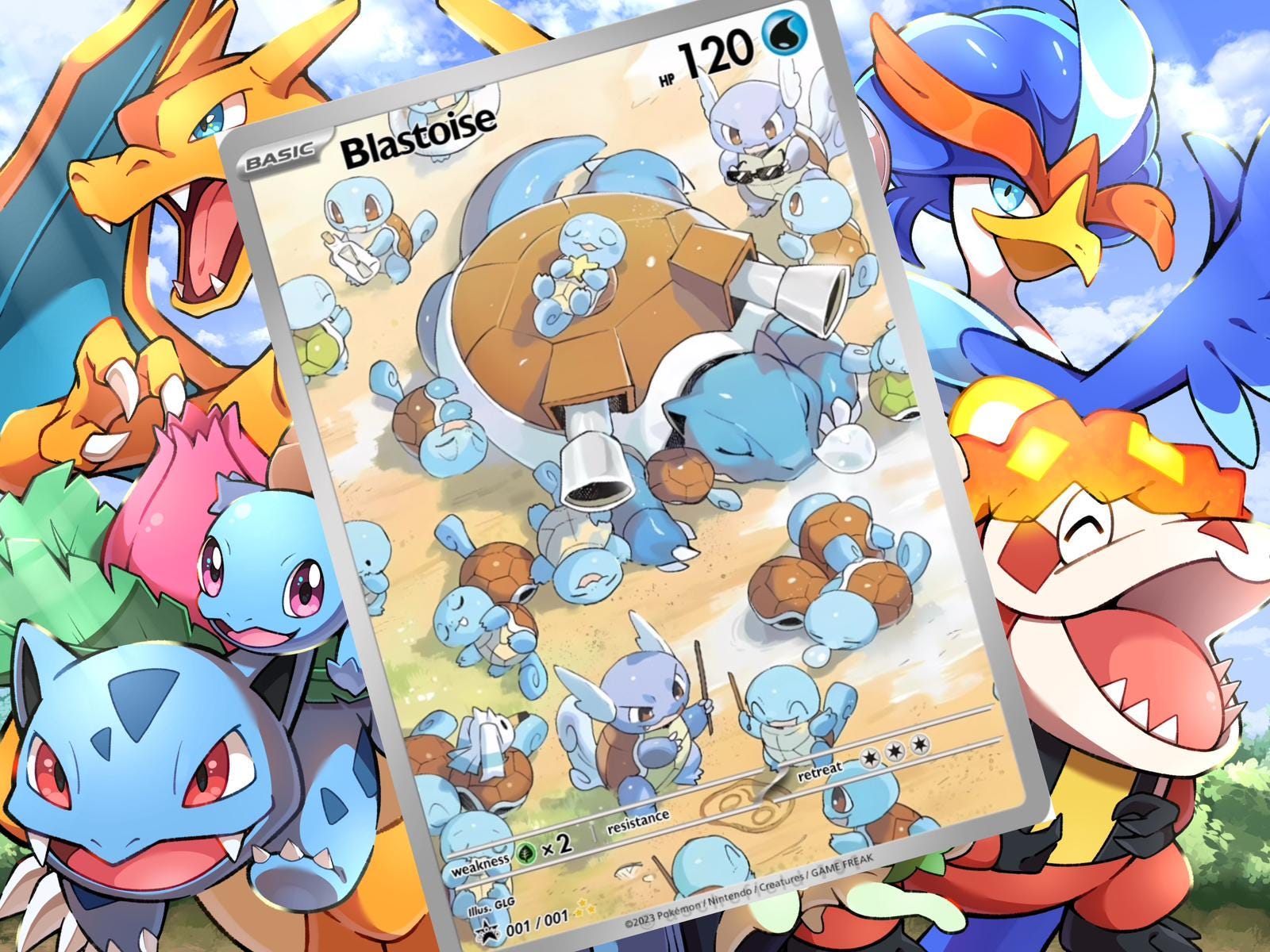 カメックスV EX GX VSTAR ポケモン カスタムカード ホログラフィック