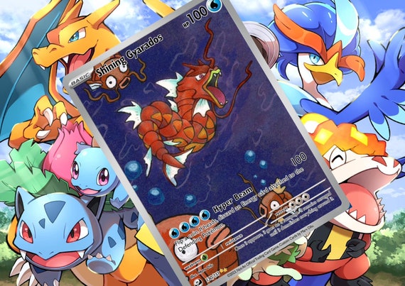シャイニングギャラドスV EX GX VSTAR ポケモン カスタムカード ホロ