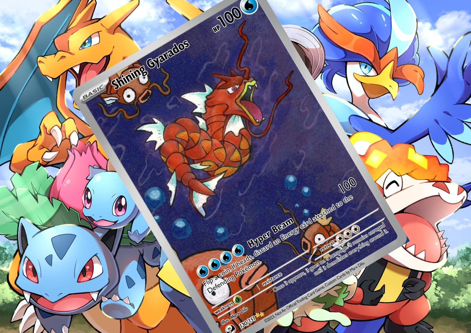 ポケモンカードゲーム Umbreon star shining charizard Gyarados Pokemon Gyarados Gold Star Holo Shiny EX Holon Phantoms #102
