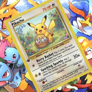 Easter Pikachu Card - Etsy Canada Easter Pikachu Card - Etsy Canada