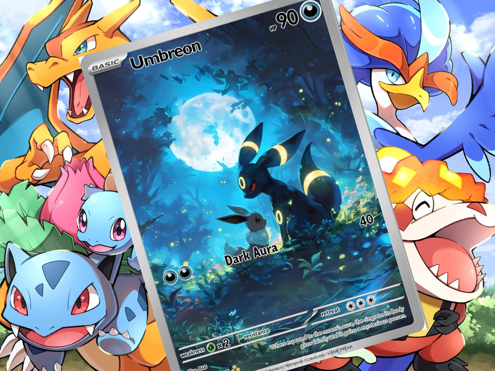 ブラッキーV EX GX VSTAR ポケモン カスタムカード ホログラフィック