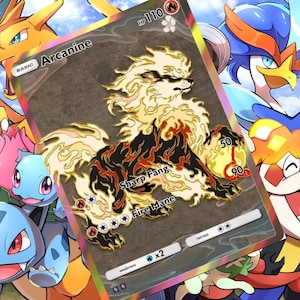 Arcanine Gx - Etsy Arcanine Gx - Etsy
