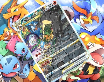 リザードン EXフォーム VMAX ポケモンカード - Etsy 日本