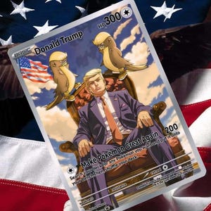 trump pokemon card Donald Court Sketch ViciousProxies Donald Trump Pikachu Gx Vstar