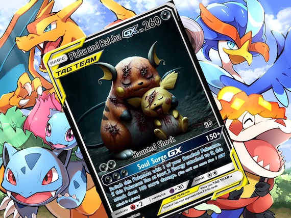 pokemon cards raichu gx & Alolan Raichu #221 EXTENDED ART – Raycardza Pokémon Hit Points210 HP Form Raichu-GX Deck - Pokemon TCG
