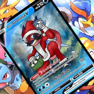 Ash Greninja Gx - Etsy Ash Greninja Gx - Etsy