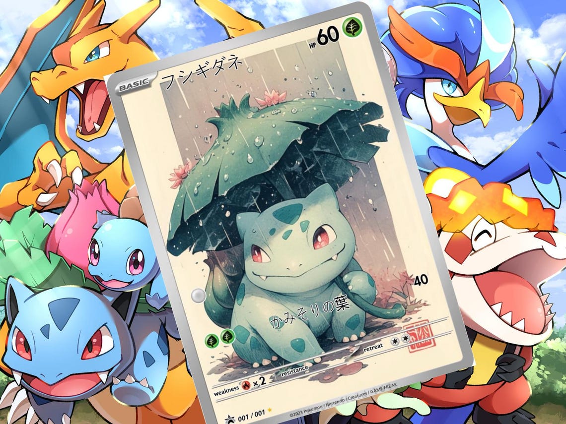 Bulbasaur V Gx Vstar Ex Pokemon Custom Card Holographic - Etsy
