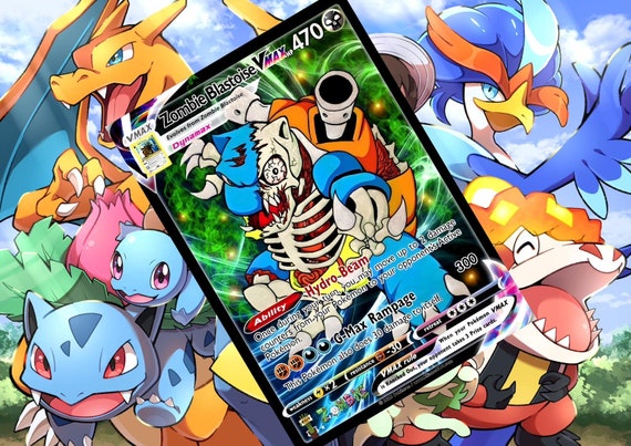 ゾンビカメックス Vmax GX Vstar EX ポケモン カスタムカード ホロ