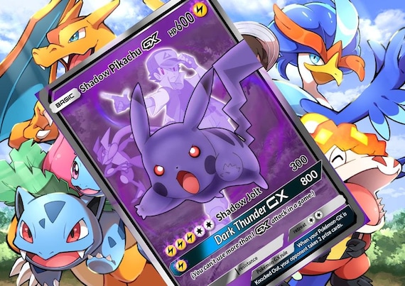 シャドウピカチュウ gx vsstar ポケモン カスタムカード ホロ