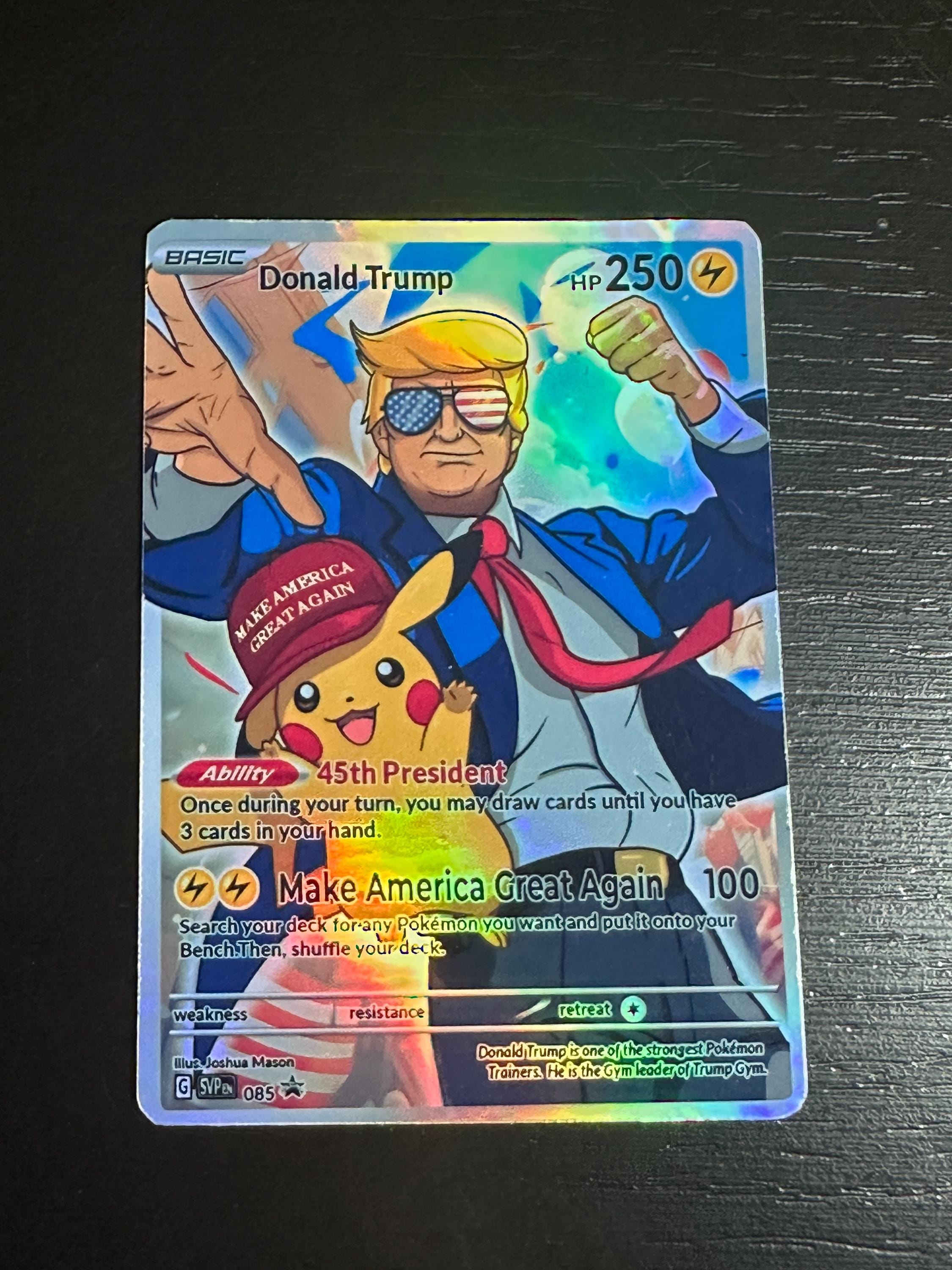 超貴重！ポケモントランプ　　POKEMON TRUMP Donald Trump Pokémon Card | eBay