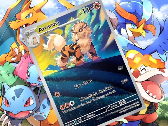 arcanine gx pokemon card - 059/165 151 - Reverse Foil this attack does 150 more damage arcanine pokemon card gx ex