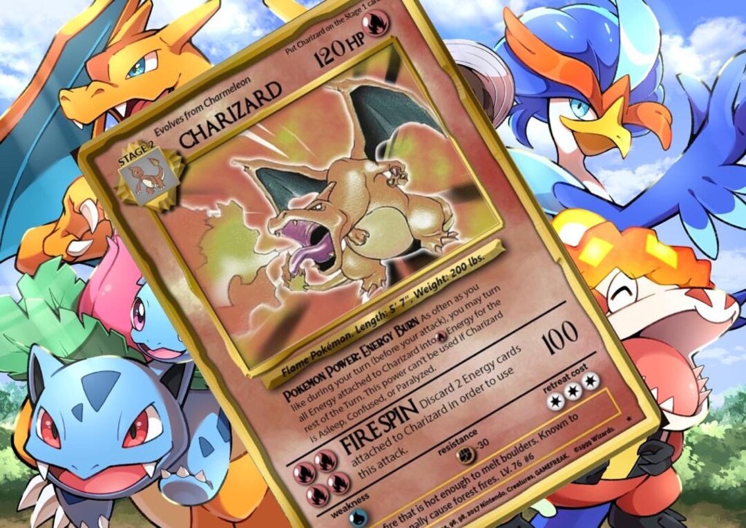 Charizard Gx V Vsstar Pokemon Custom Card Holographic - Etsy