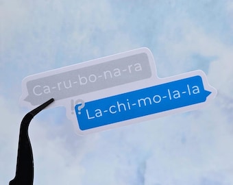 BTS Lachimolala Carbonara Jimin Kpop Vinyl Sticker