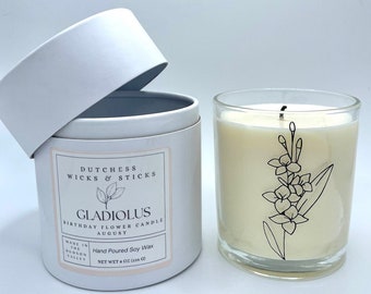 Birth Flower Candles
