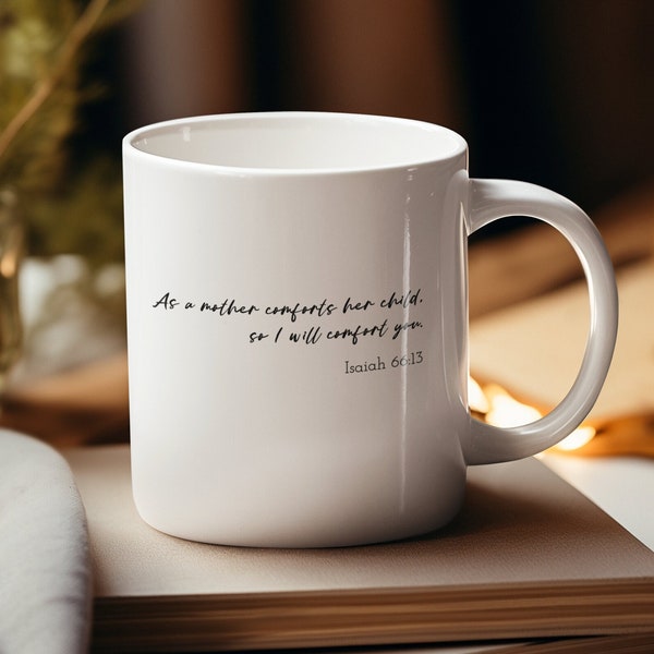 Mother's Day Scripture Mug, Mothers Day Gift for Christian Mom, Gift for New Mom, Christian Mug, Bible Verse Mug, Mother's Day Gift for Wife