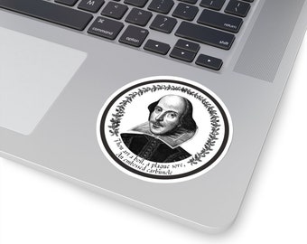 Shakespeare Insult Sticker: Literary Wit, Bookish Gift