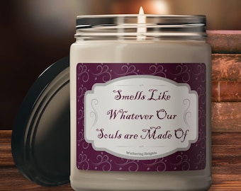 Wuthering Heights Soy Candle: Emily Bronte Gothic Literary Gift