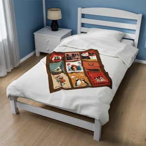 Funny Shakespeare Wildlife Blanket: Literary Theater Gift image 2
